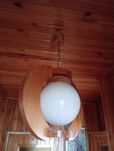 Lampa wisząca vintage PRL