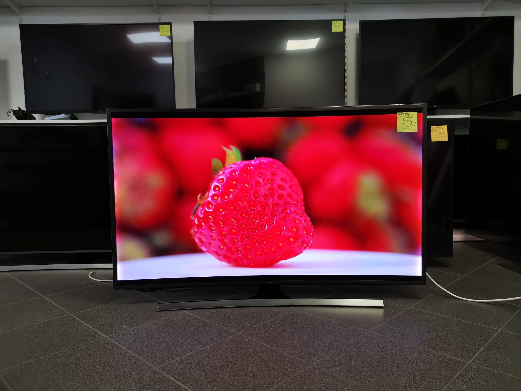 Samsung Curved 55 cali 4K UHD Smart WIFI DVB-T2 55JS8500 gw3m telewizo