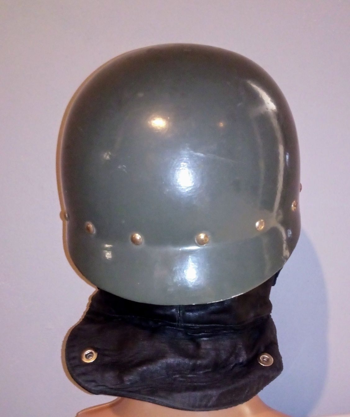 Kask orzeszek PRL stary kolekcjonerski ORMO /oryginał rozmiar59/ NR49