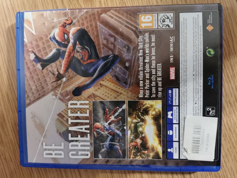 Marvels Spider-man PS4