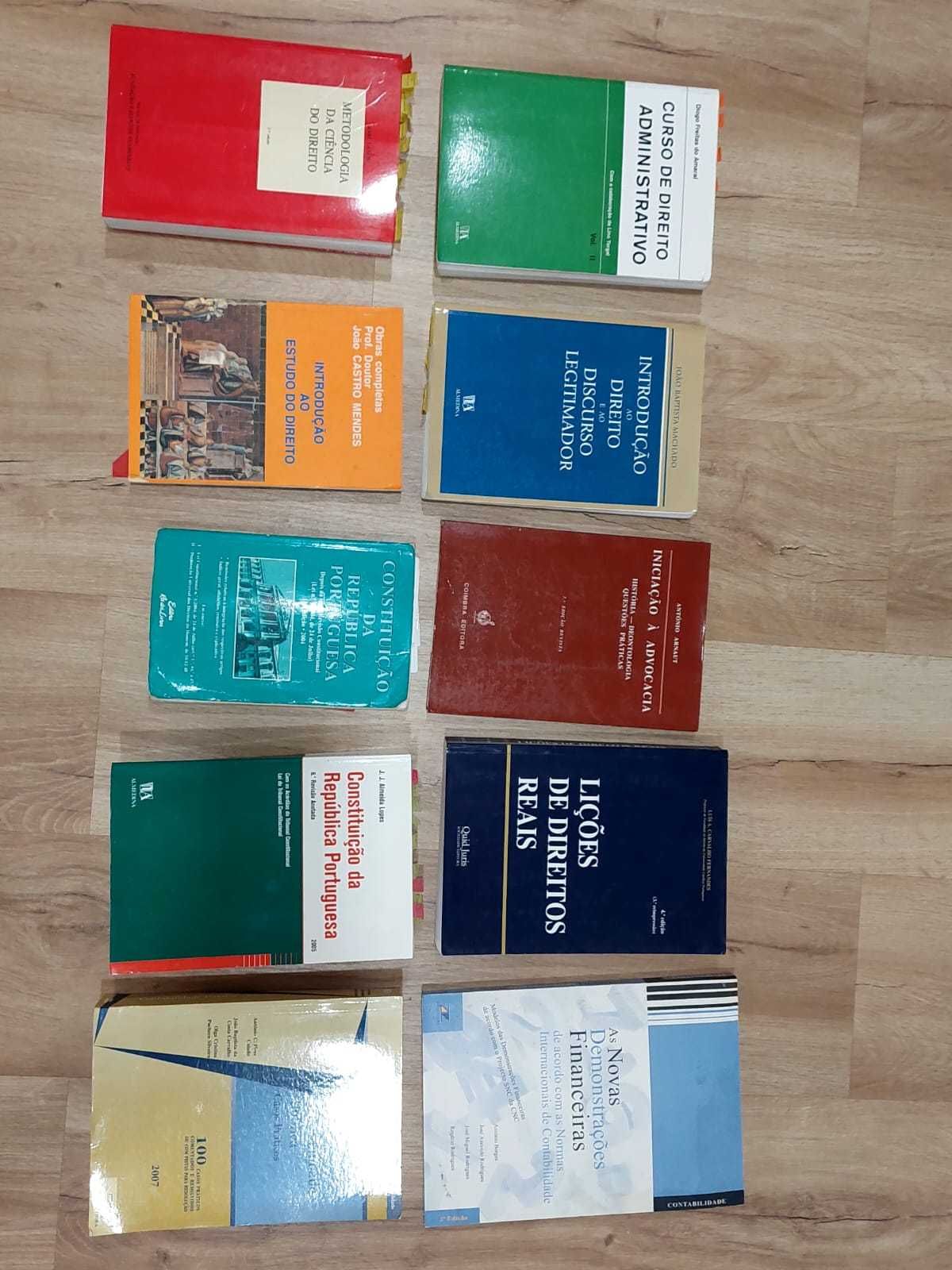 Varios livros de Direito