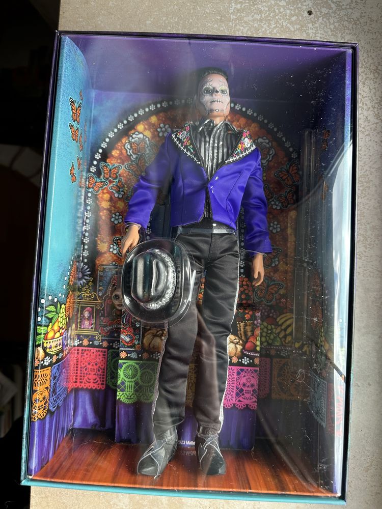 Barbie Ken Dia de Muertos lalka kolekcjonerska collector