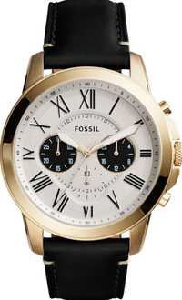 Чоловічий наручний годинник Fossil FS5272 / Чорний ремінець