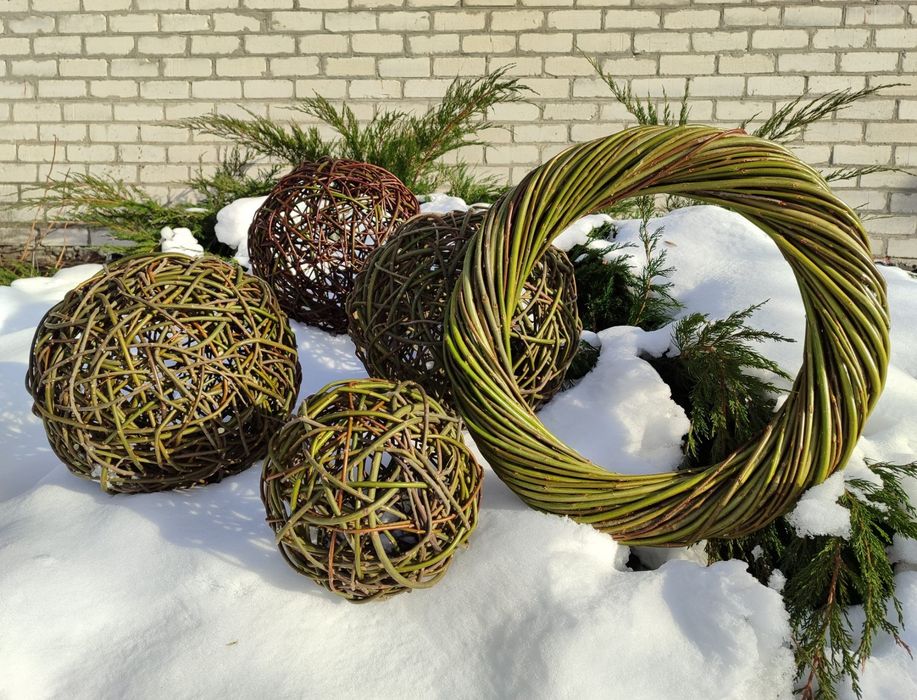 Вінок на двері, вінок різдвяний, новорічний. Майстер-клас. hall_dec