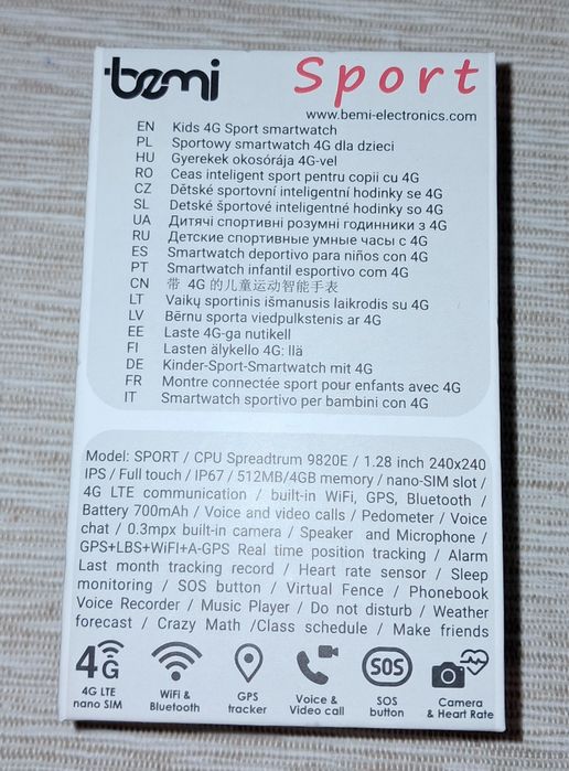 Nowy Smartwatch bialy