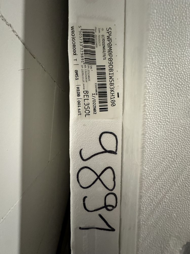 PORTA 2 sztuki Drzwi białe 90 lewe / prawe