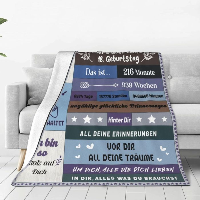 Koc 150x200 Prezent Urodzinowy Dla Chłopaka Stylowy