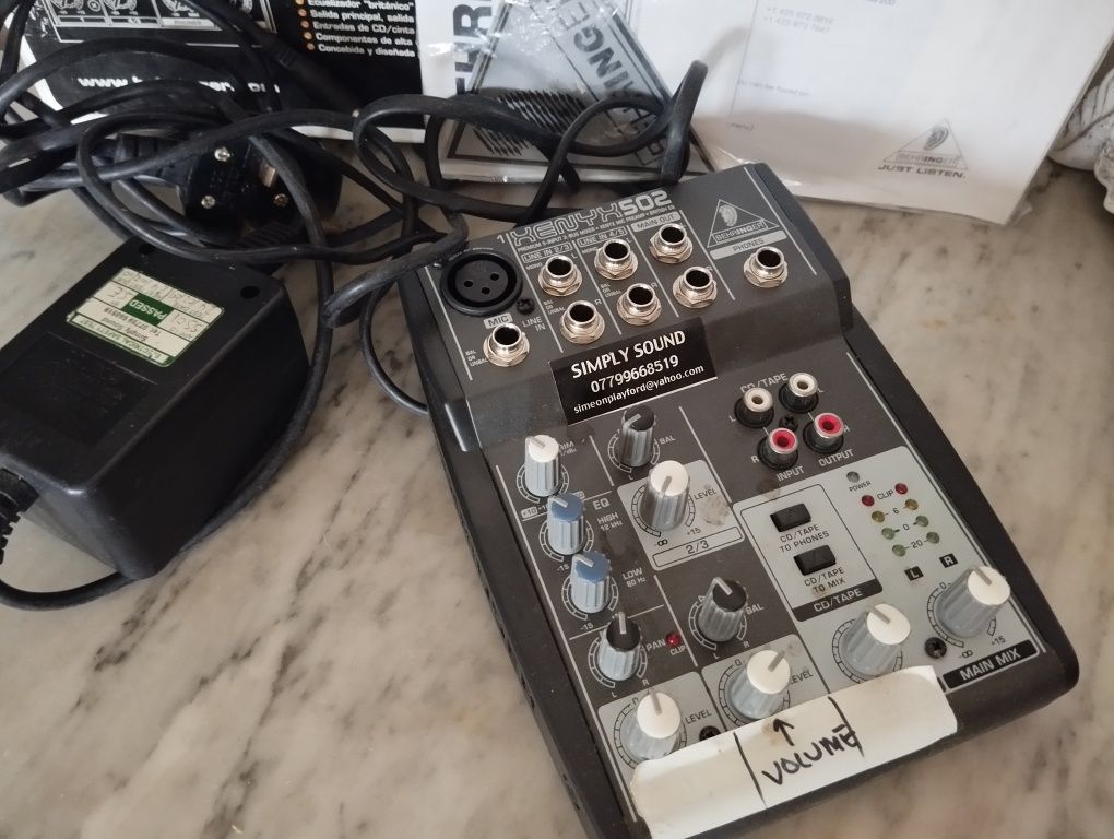 Mesa Mistura + Microfone USB