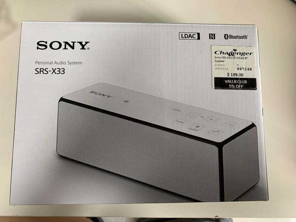 Przenośny Bezprzewodowy Mobilny Głośnik BLUETOOTH SONY SRS-X33 LDAC