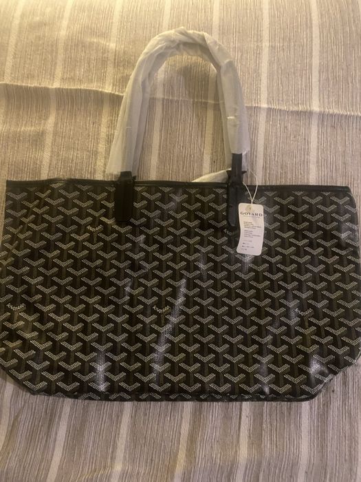 Mala goyard preta e cinzenta