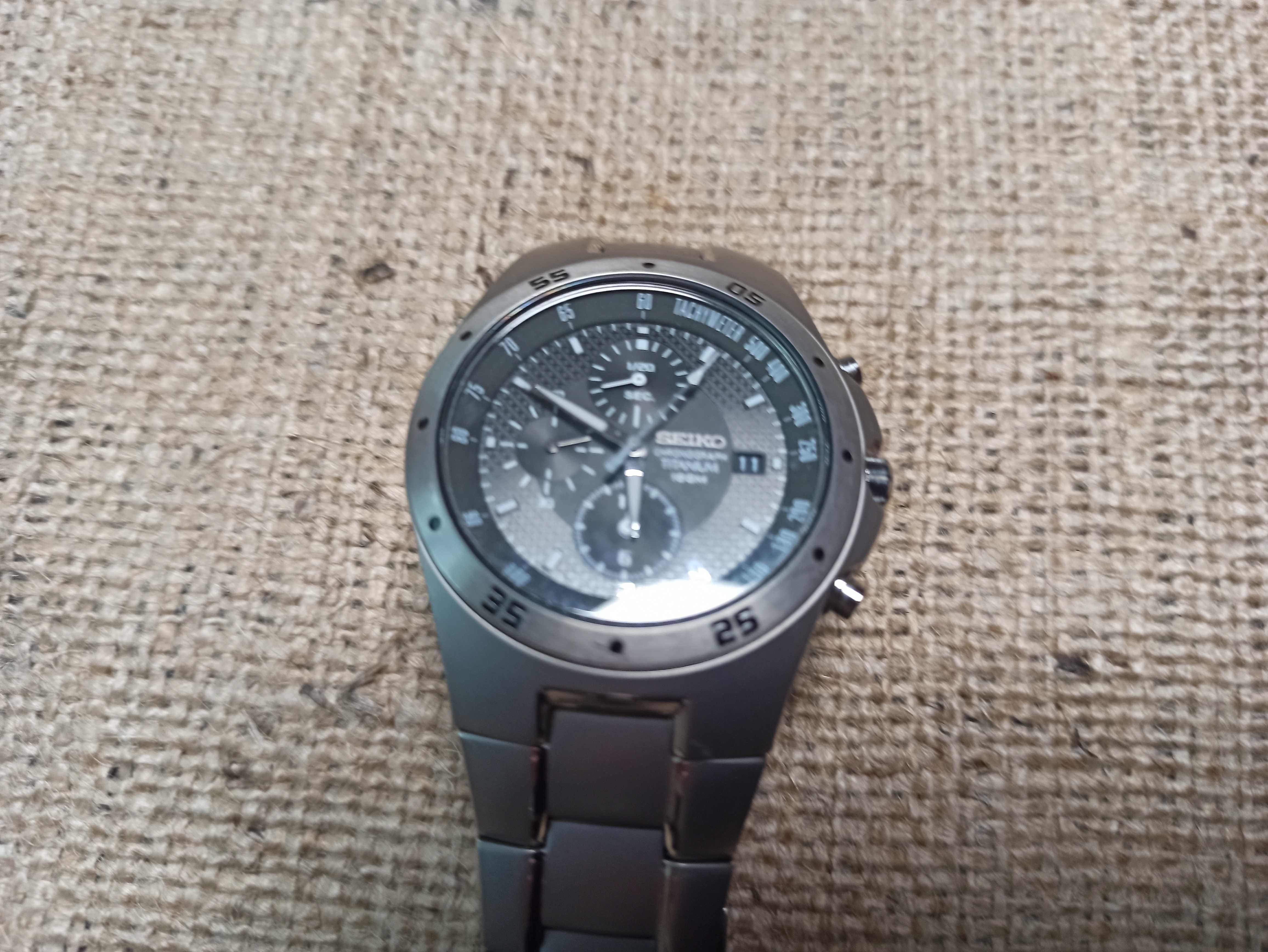 Мужские часы Seiko 7T92 Titanium Chronograph