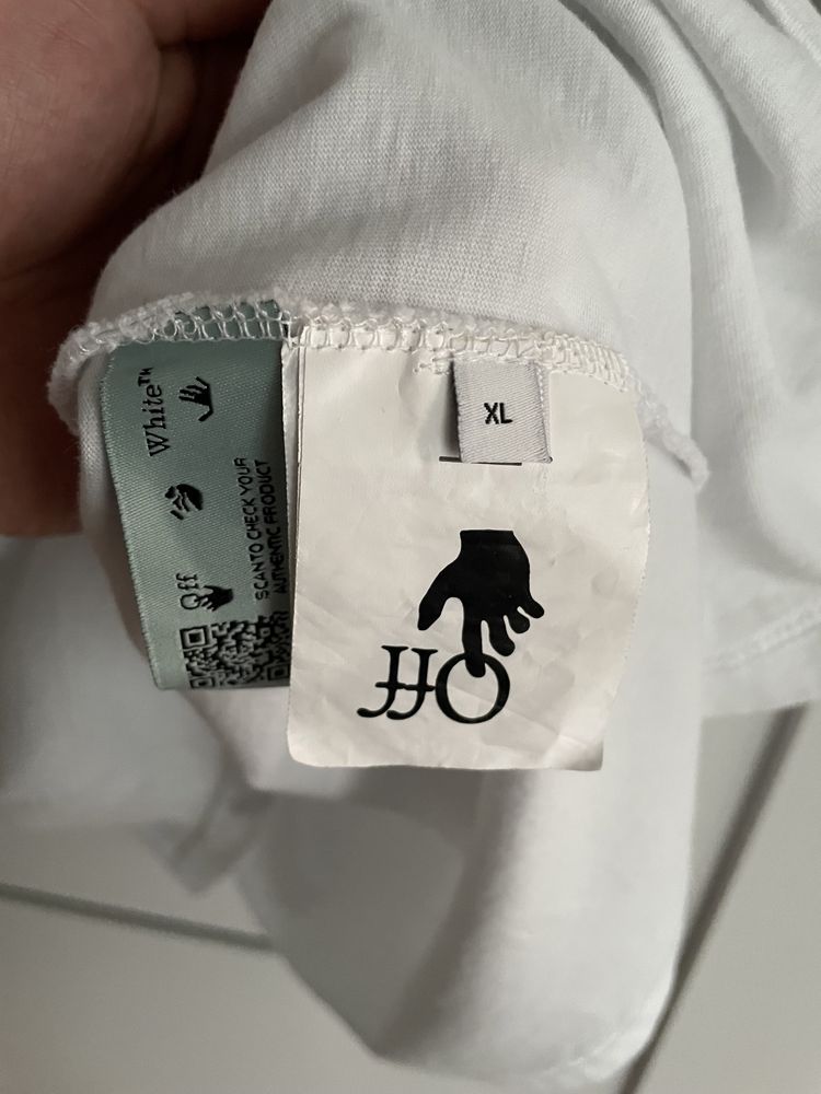 Offwhite biała Tshirty