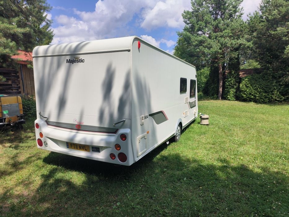 Elddis mover namiot łóżko małżeńskie oddzielny prysznic niskie dmc