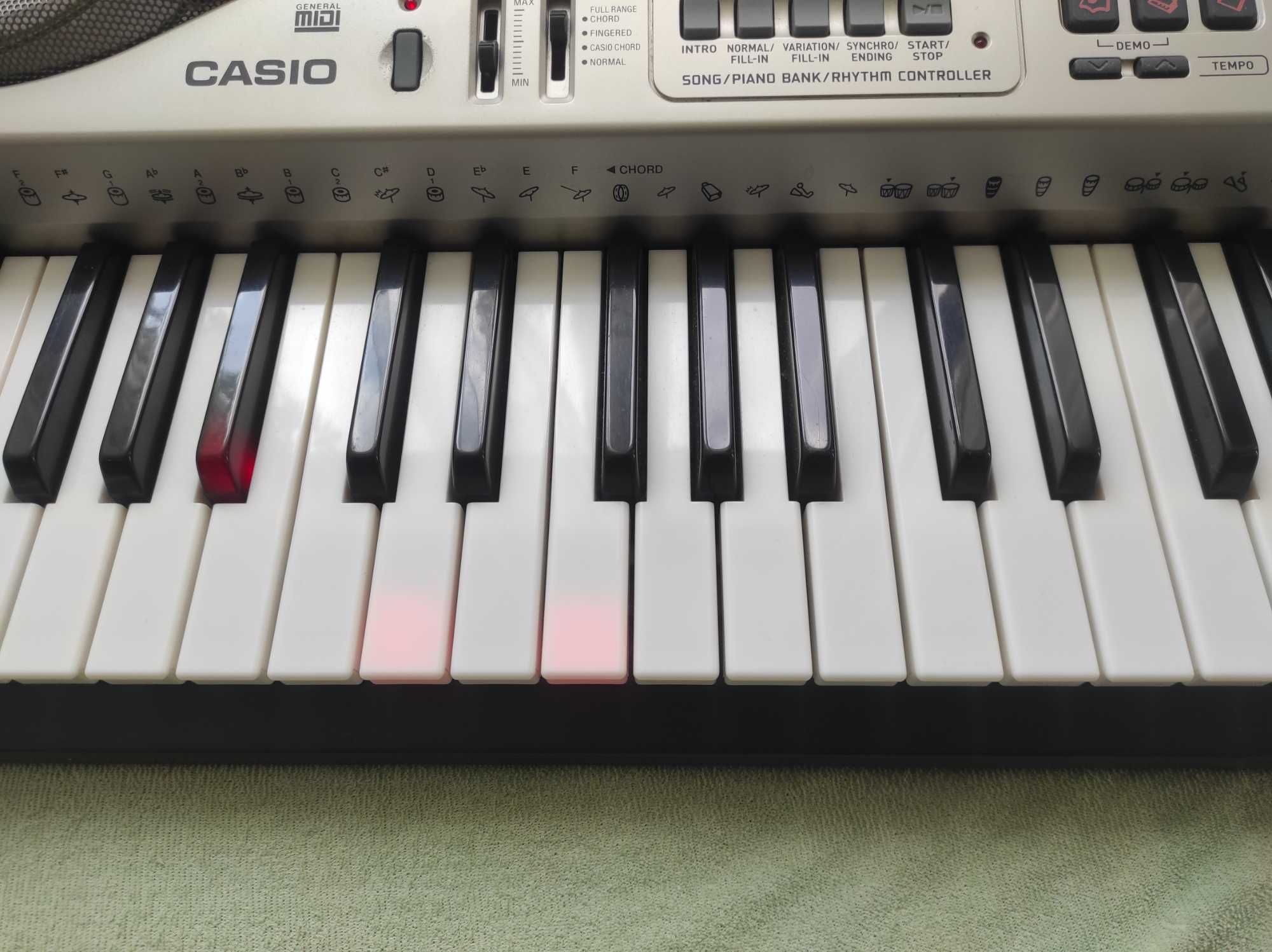 Keyboard CASIO LK-93 TV zadbany, RARTYAS, Twój Nauczyciel, podświetlan