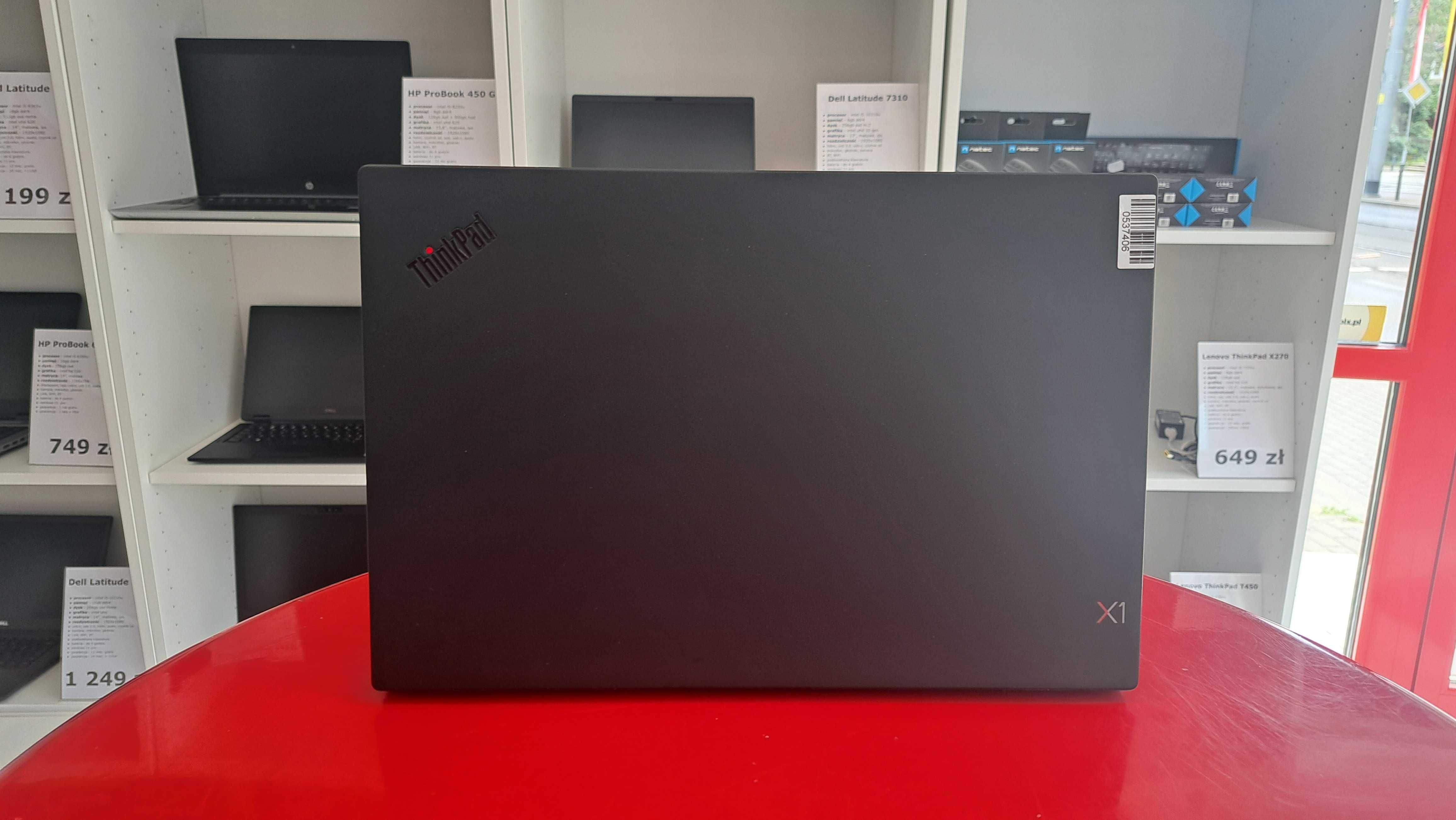 Lekki Lenovo X1 Carbon GEN 7 14" i7-8GEN 16GB/512SSD FullHD IPS FV23