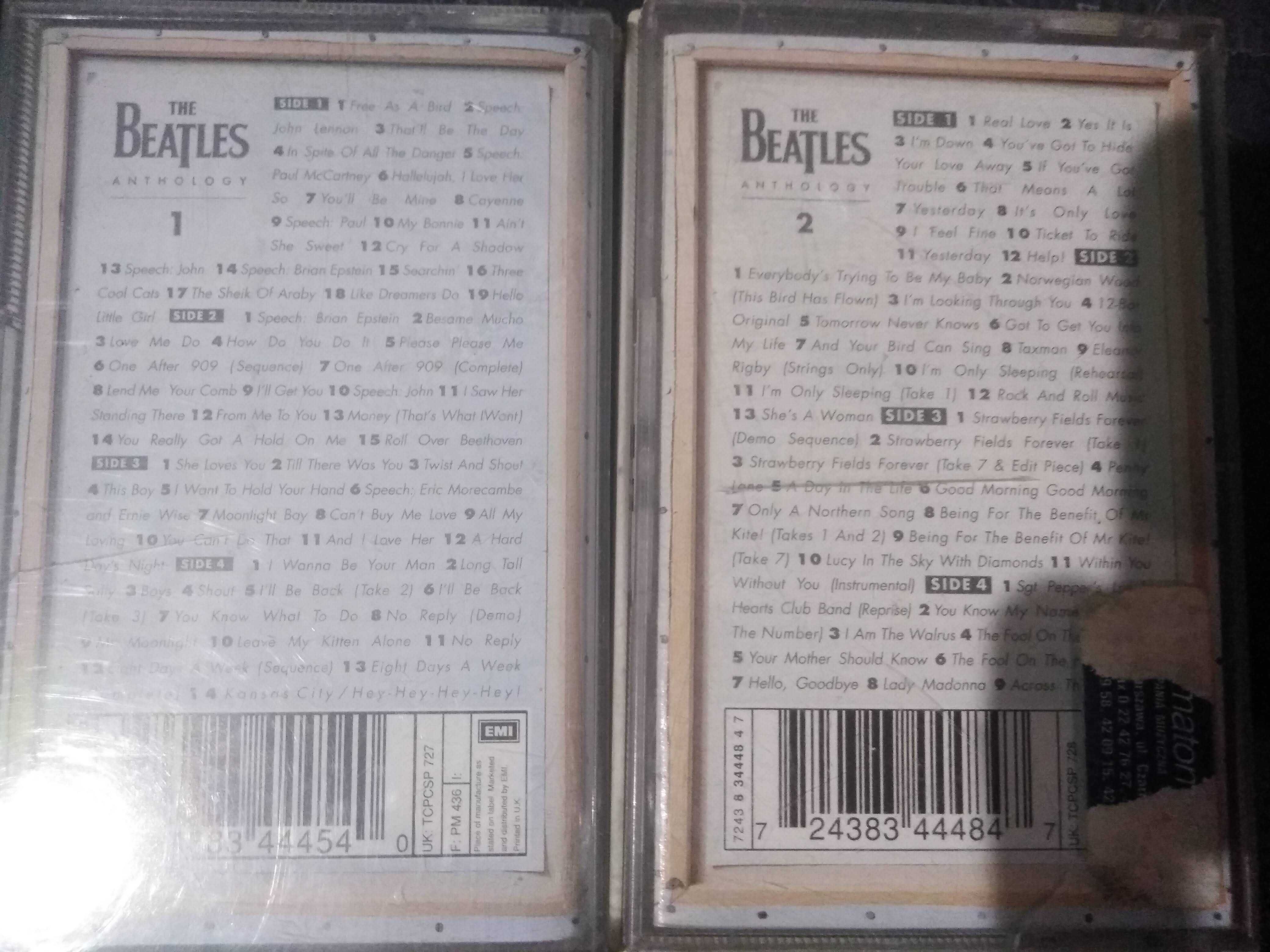 Kaseta The Beatles Anthology 2 boxy 4 kasety cz 1 cz 2