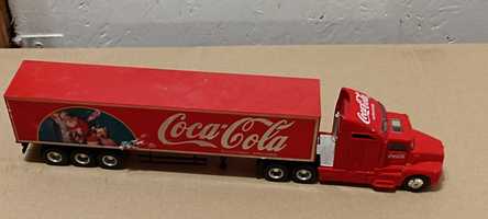 Model Amerykański Tir z naczepą 1:55 coca cola Simba