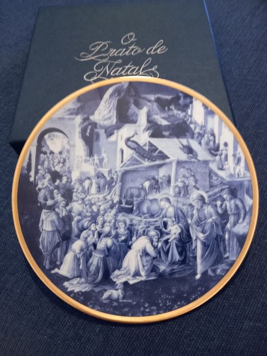 (6) Pratos Vista Alegre, Festa de Natal (seis)