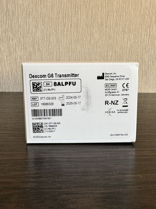 Трансмітер Dexcom G6 transmitter Декском прид 2024-2026 гарантія 90 дн