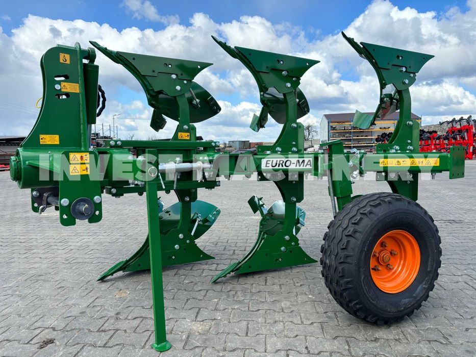 Pług obrotowy zagonowy EURO-MASZ unia nowy GWARANCJA 3 lata