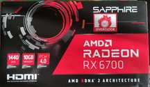 Sapphire AMD Radeon RX 6700 10 GB OC. Zamiana?
