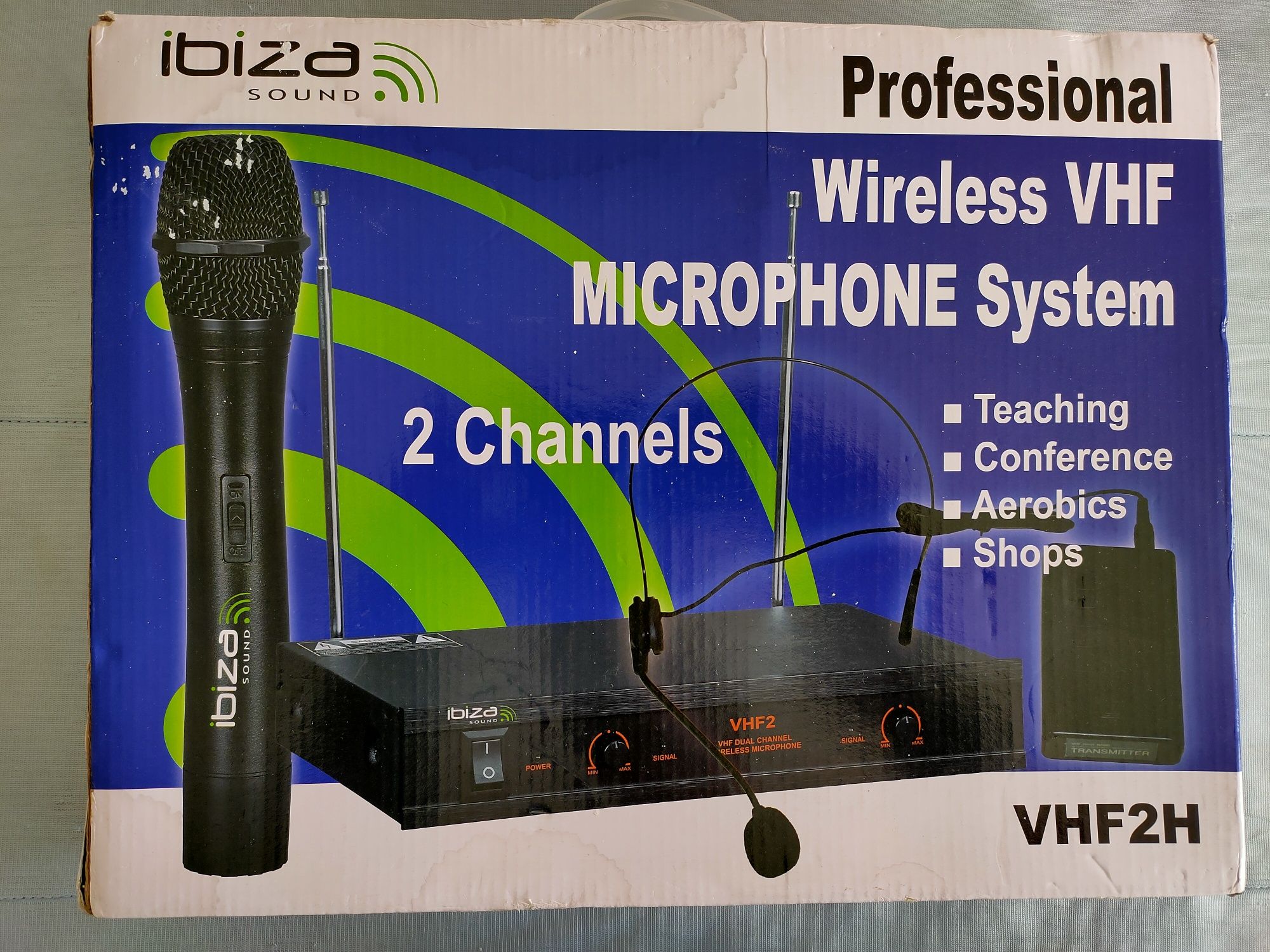 Microfone PRO Wireless com 2 canais | Ibiza Sound | Ermesinde