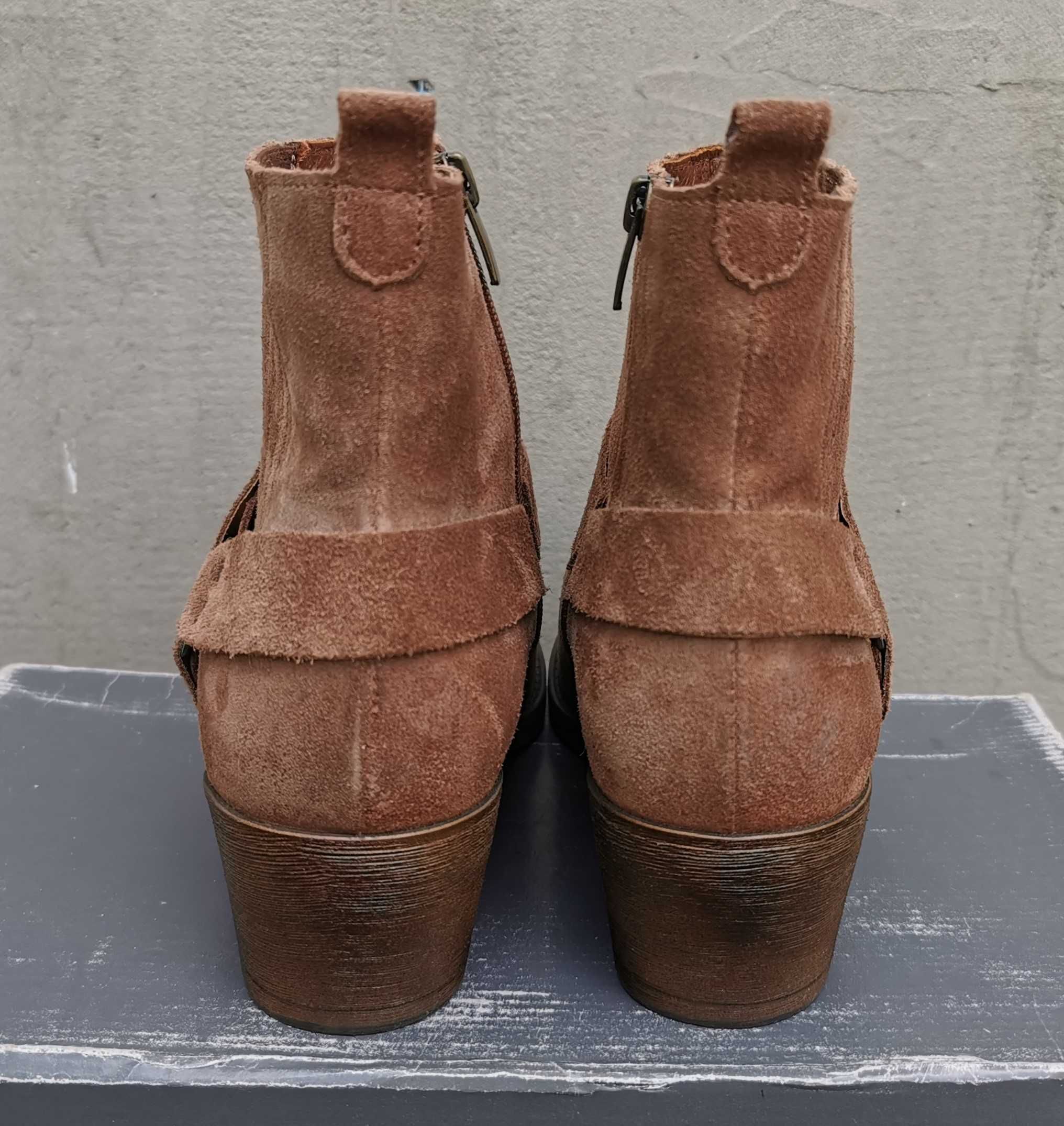 Женские кожаные ботинки ковбойки Gino Rossi CAMPEROS 40 р. Оригинал