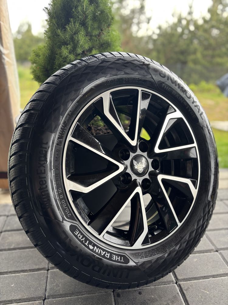 4 x opony zimowe z felgami Uniroyal WinterExpert 215/60 R16