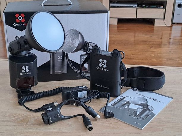Supermocna Lampa błyskowa Quadralite 360 TTL Nikon - Nieużywana