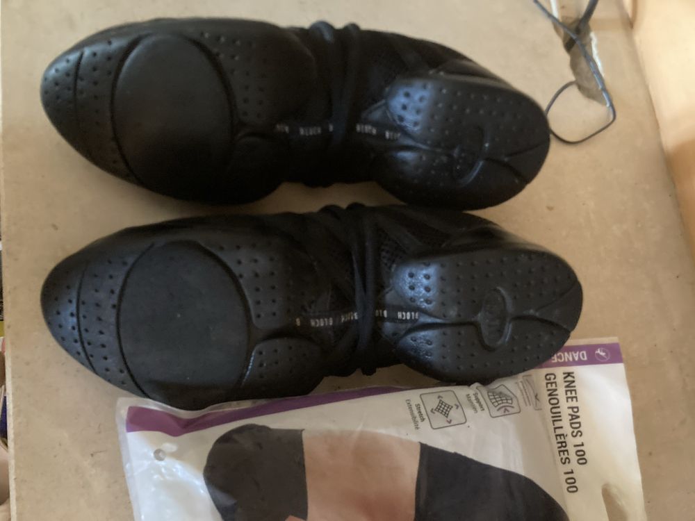 Sapatos de dança Bloch novos com joelheiras