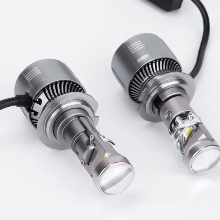 Светодиодные LED линзы лампа Mini Lens H7 СТГ Мини линза