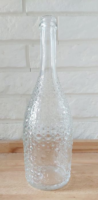 Butelka ozdobna karbowana