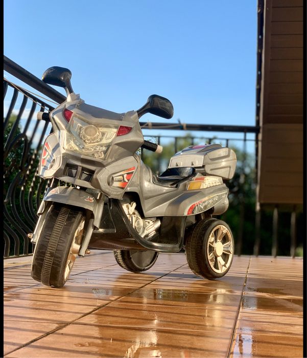 DUŻY Motor, motorek dla dzieci na akumulator, motorynka