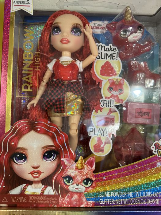 Ляльки Rainbow high нові серіі зі слаймами