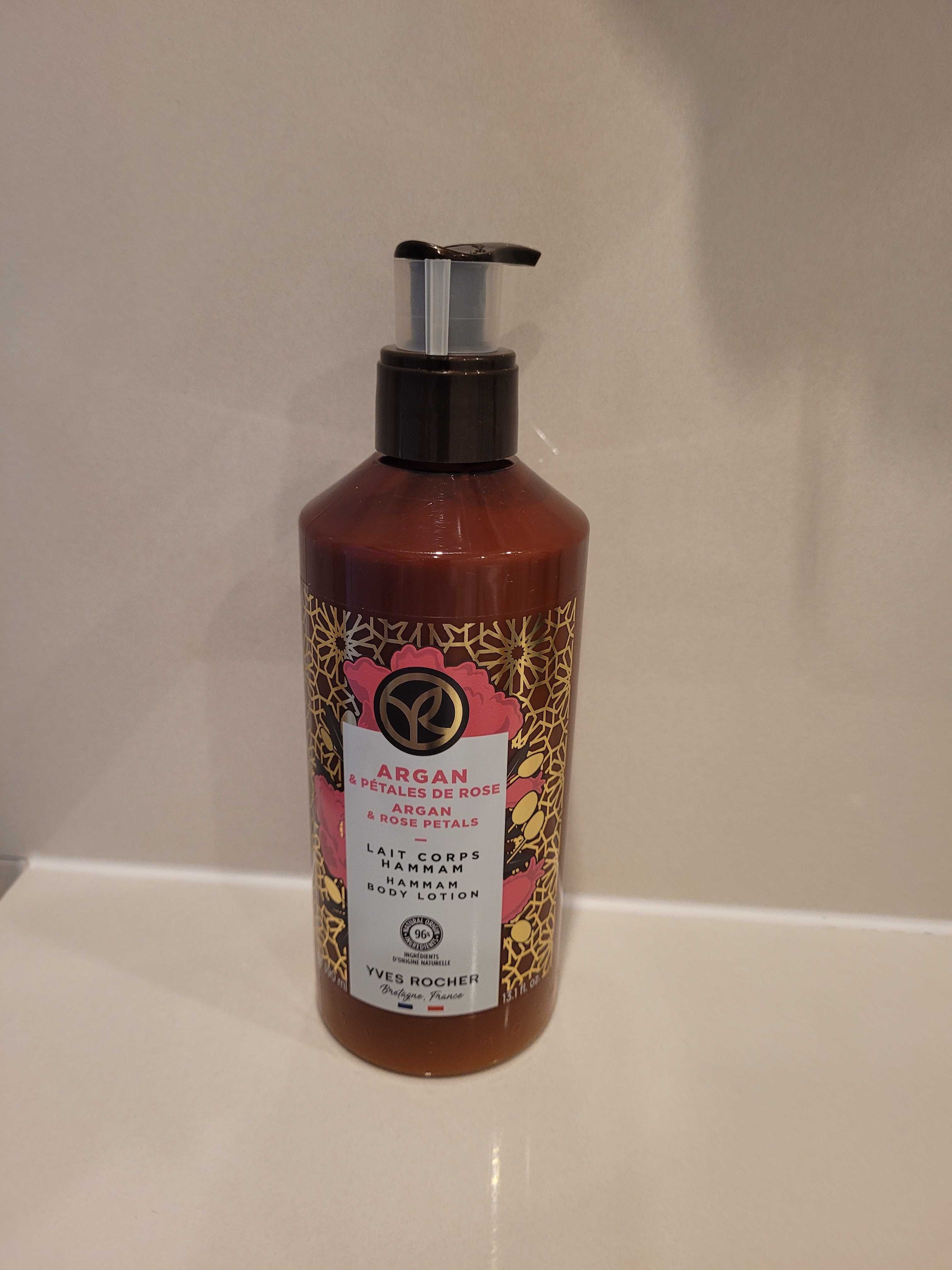 Mleczko do ciała - olejek arganowy i płatki róż 390 ml - Yves Rocher
