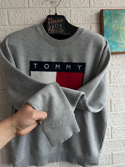 Світшот Tommy Hilfiger Big Logo з великим логотипом рL
