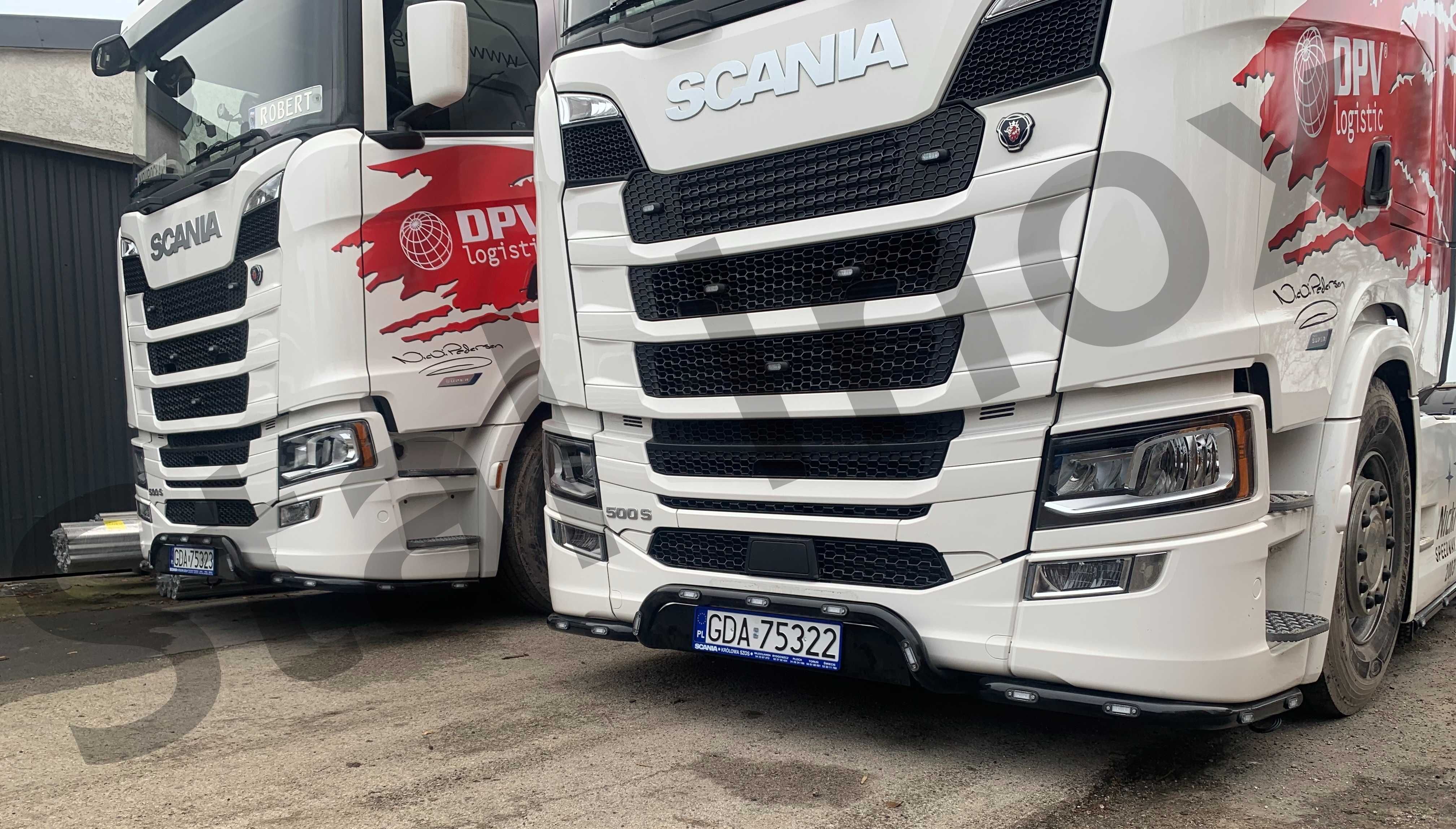 ORUROWANIE Pod zderzak trzy częściowe Scania Producent Stal-Inox