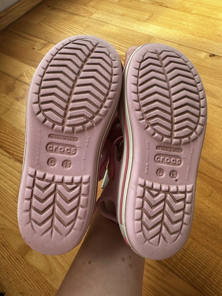 Crocs różowe dziewczynka c11 rozmiar 28-29