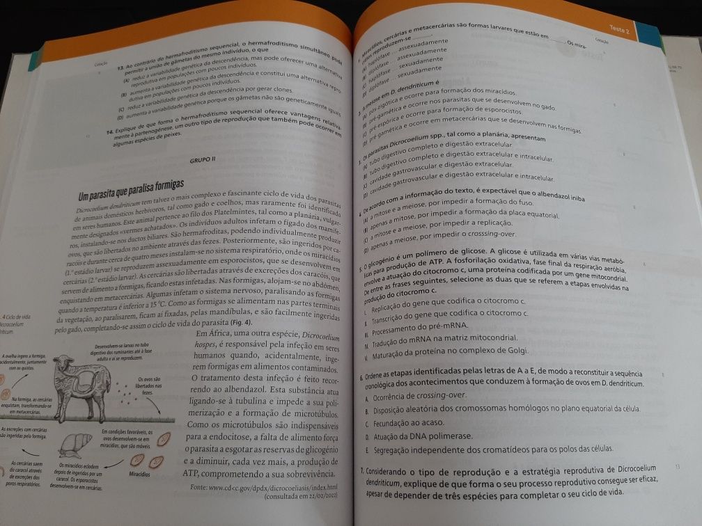 Caderno exercicios biologia biogeo 11