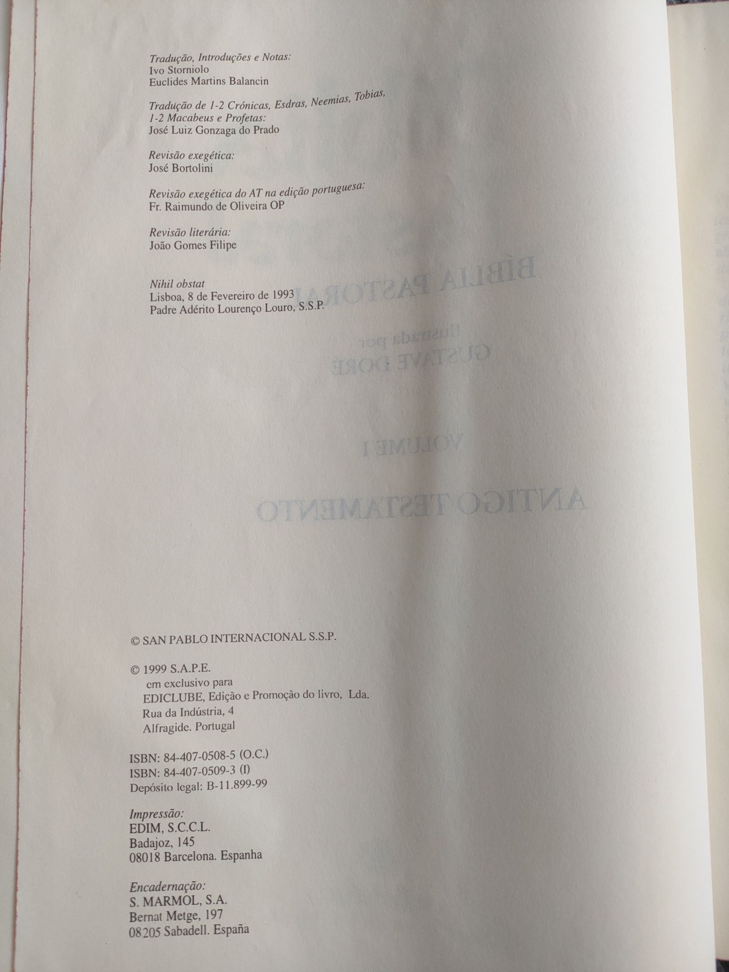 Bíblia Pastoral - Antigo Testamento