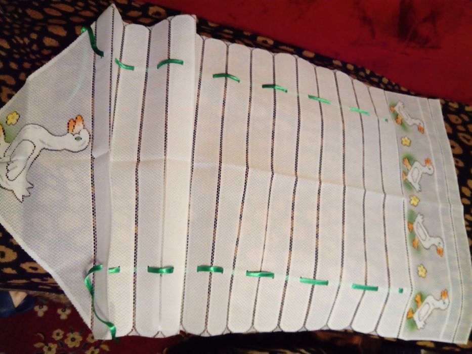 Firanka, zasłonka drapowana panelowa w gąski - w kpl 2 szt