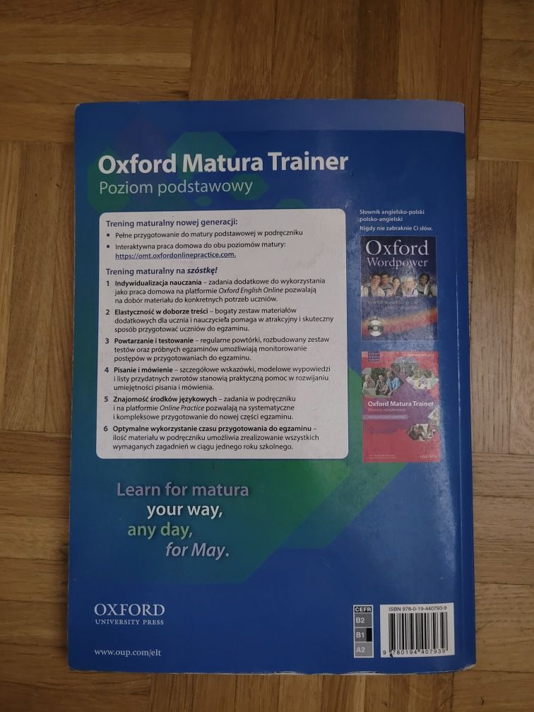 Oxford Matura Trainer poziom podstawowy repetytorium j. angielski