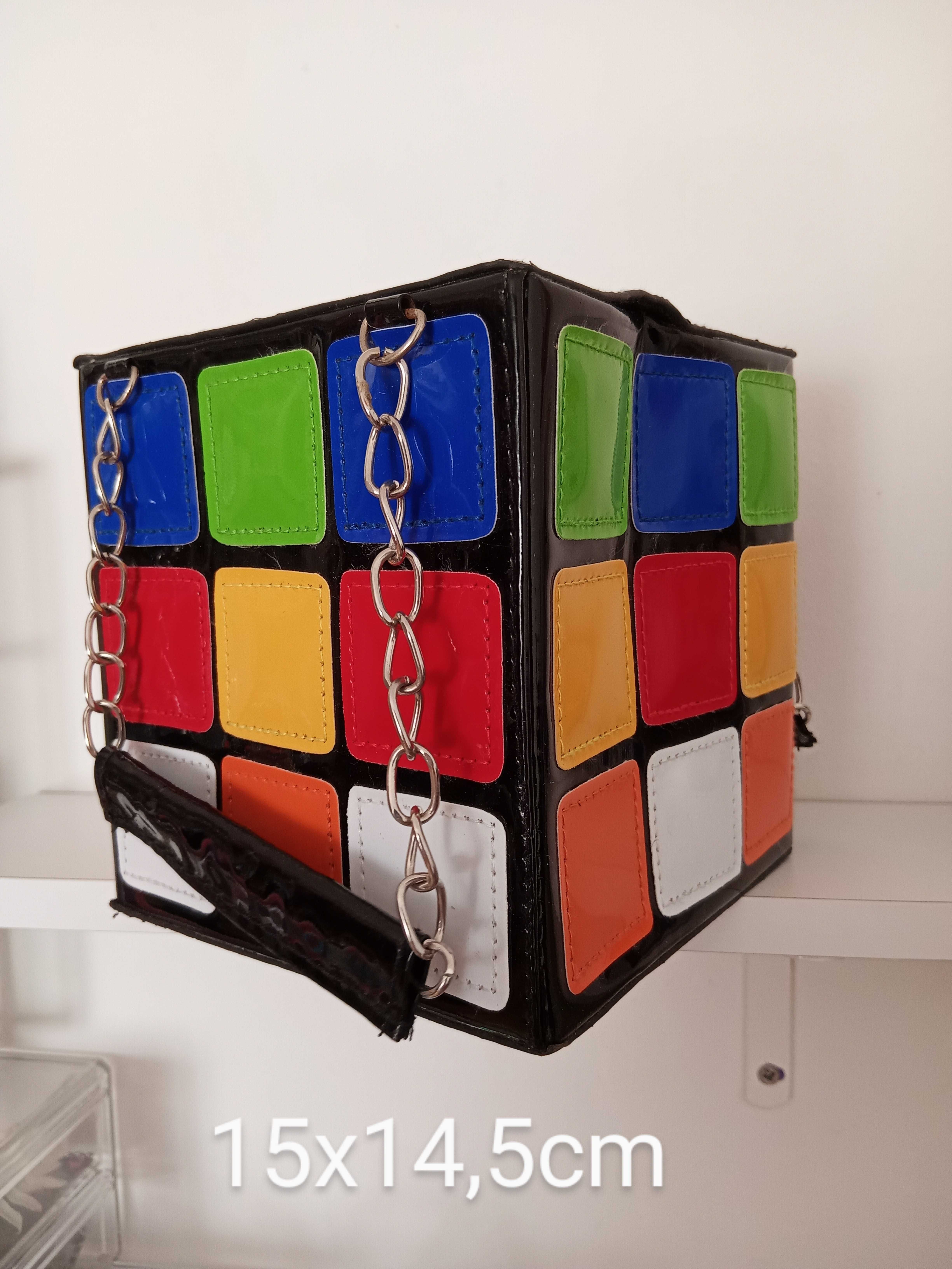 Mala Formato Cubo Rubik 15cm