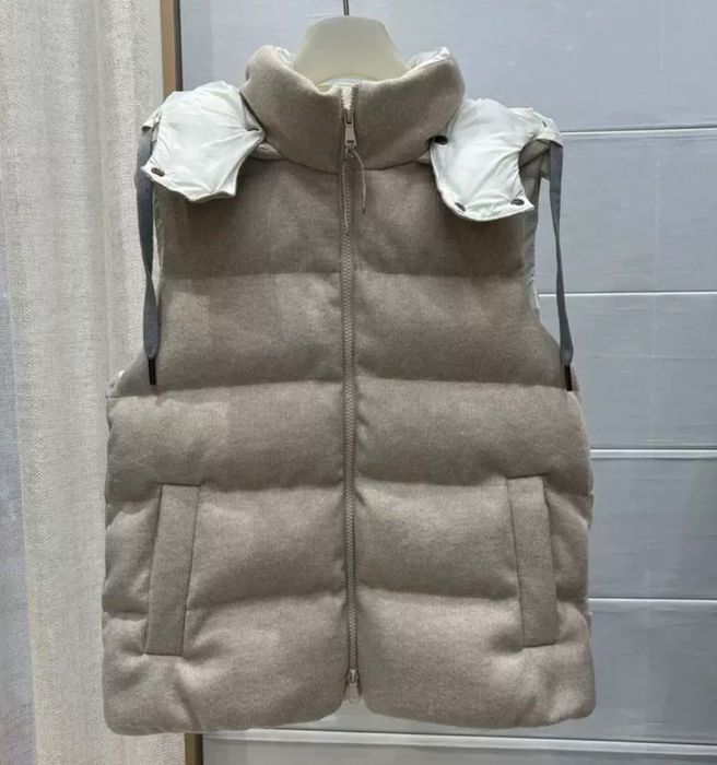 утеплені жилети у стилі Brunello Cucinelli /жилет женский /мужской