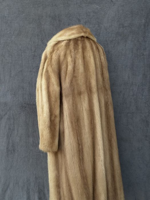 Długie futro z norek