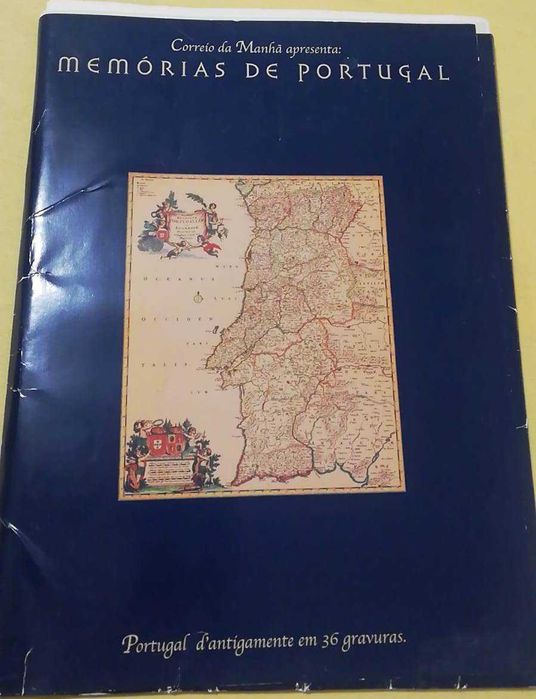 Conjunto de 36 gravuras antigas de Portugal
