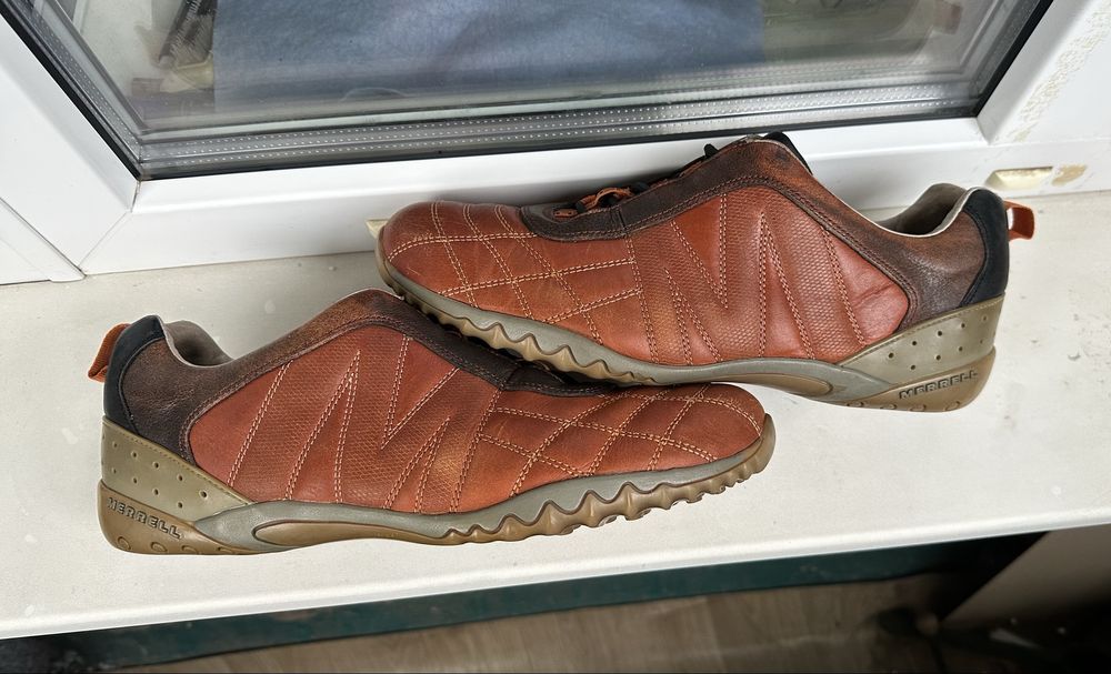 Оригінальні шкіряні чоловічі кросівки Merrell Racer мерел 46 розмір