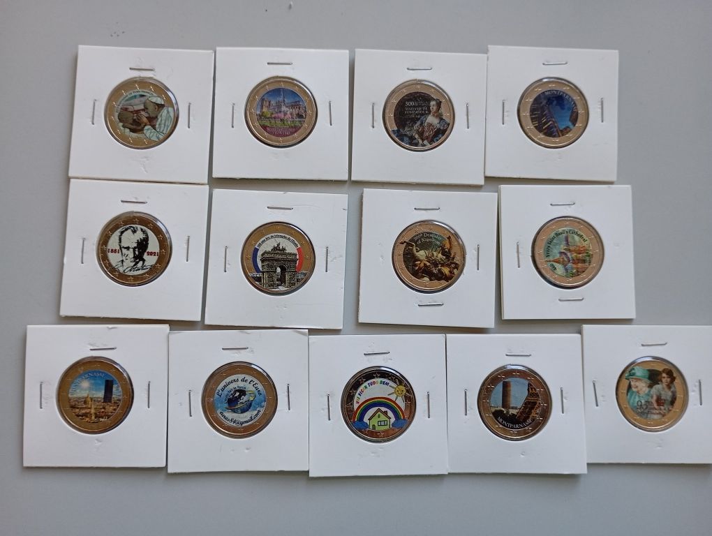 Vendo moedas comemorativas de 2 euros