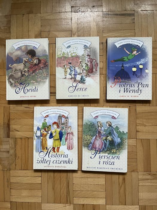 Seria książek dla dzieci: Heidi, Piotruś Pan i inne