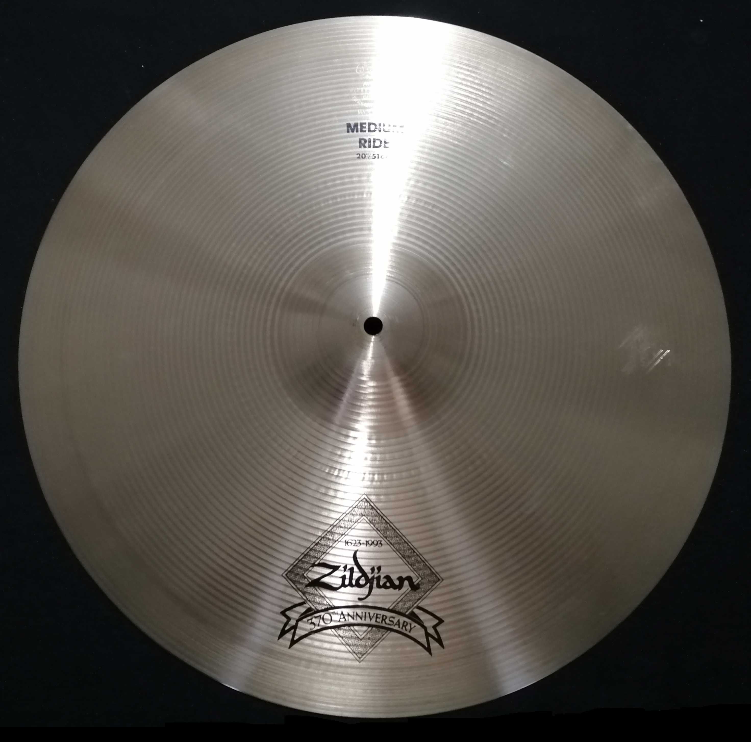 Zildjian Preto 20" Medium Ride 379th Anniversary Novo